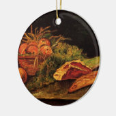 りんごと、肉とヴィンセント転がバン・ゴッホ セラミックオーナメント (左)