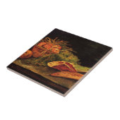 りんごと、肉とヴィンセント転がバン・ゴッホ タイル (側面)