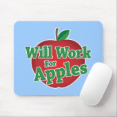 りんごのために働きます マウスパッド (マウス)