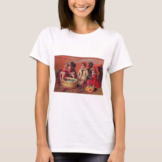 りんごのために振れるハロウィン Tシャツ (正面)