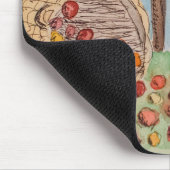 りんごのマウスパッドのバスケット マウスパッド (コーナー)