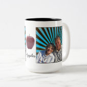 りんごのマグのマグ ツートーンマグカップ (正面右)