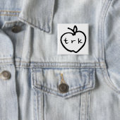 りんごのロゴピン 缶バッジ (インサイチュ)