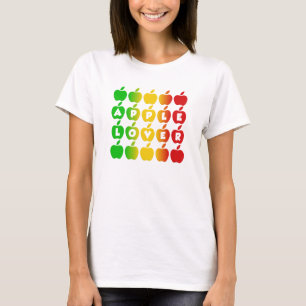 りんごのワイシャツ-スタイル及び色を選んで下さい Tシャツ