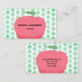 りんごの先生 名刺 (正面/裏面)