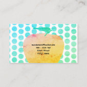 りんごの先生 名刺 (裏面)