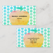 りんごの先生 名刺 (正面/裏面)