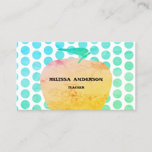 りんごの先生 名刺 (正面)