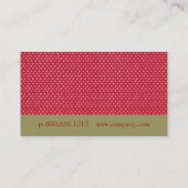 りんごの名刺のボール 名刺 (裏面)