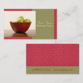 りんごの名刺のボール 名刺 (正面/裏面)