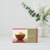 りんごの名刺のボール 名刺 (スタンド正面)