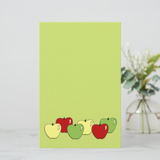 りんごの文房具 便箋 (スタンド正面)