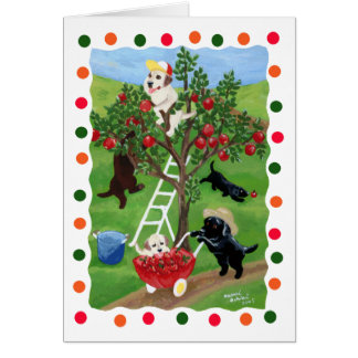 りんごの木のラブラドール(点)