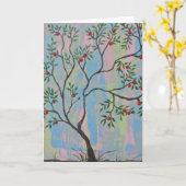 りんごの木の挨拶状 カード (黄色い花)