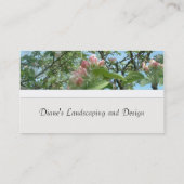 りんごの木の花の名刺 名刺 (裏面)