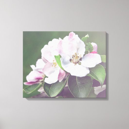 りんごの木の花 春 キャンバス ウォール アート (正面)