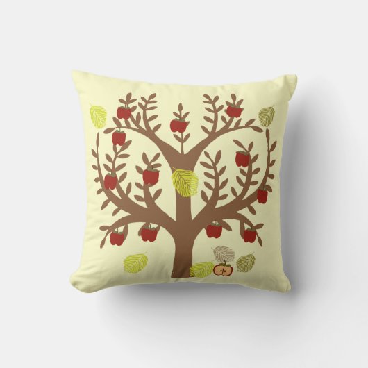 りんごの木 クッション (正面)