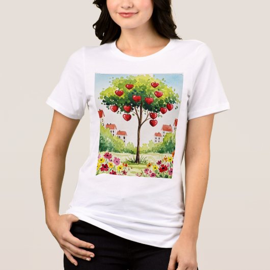 りんごの木 トライブレンドTシャツ (正面)