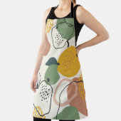 りんごの梨：ヴィンテージ手描きパターン。 エプロン (インサイチュ)