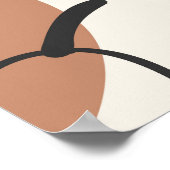 りんごの梨：ヴィンテージ手描きパターン。 ポスター (角)