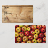 りんごの背景 名刺 (正面/裏面)