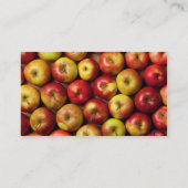りんごの背景 名刺 (裏面)