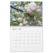 りんごの花のカレンダー 春の芸術カレンダー カレンダー (2月 2027)
