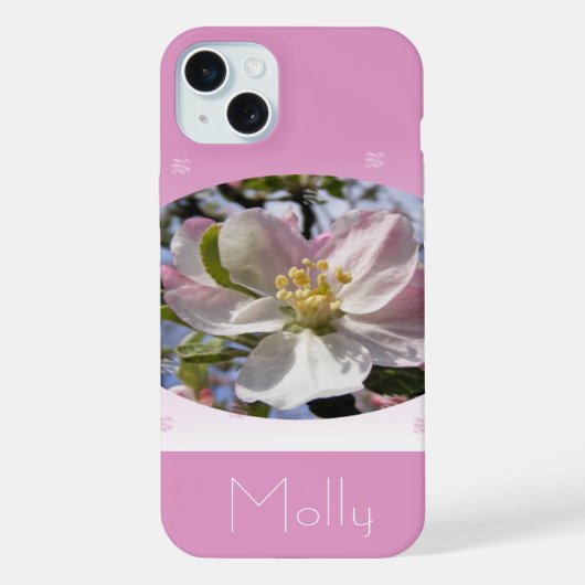 りんごの花 iPhoneケース (裏面)