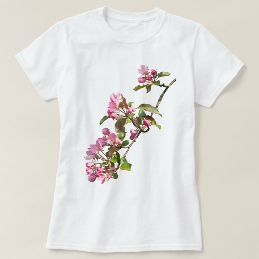 りんごの花 Tシャツ (デザイン正面)