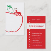 りんごの華麗さ 名刺 (正面/裏面)