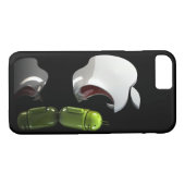 りんごの食べ物のアンドロイドの箱 Case-Mate iPhoneケース (裏面(横))