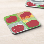 りんごの30ポンド4つの季節のコースター コースター (左側)