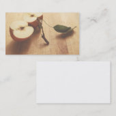 りんごは名刺を2等分します 名刺 (正面/裏面)