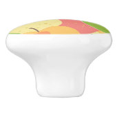 りんごを持つオーナメント セラミックノブ (側面)