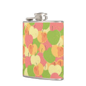 りんごを持つオーナメント フラスク (左)