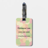 りんごを持つオーナメント ラゲッジタグ (裏面縦)