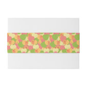 りんごを持つオーナメント 招待状ベリーバンド (裏面例)