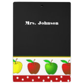 りんごカラフル先生のクリップボード クリップボード (裏面)