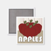 りんごシリーズ3角形マグネット マグネット (正面/裏面)