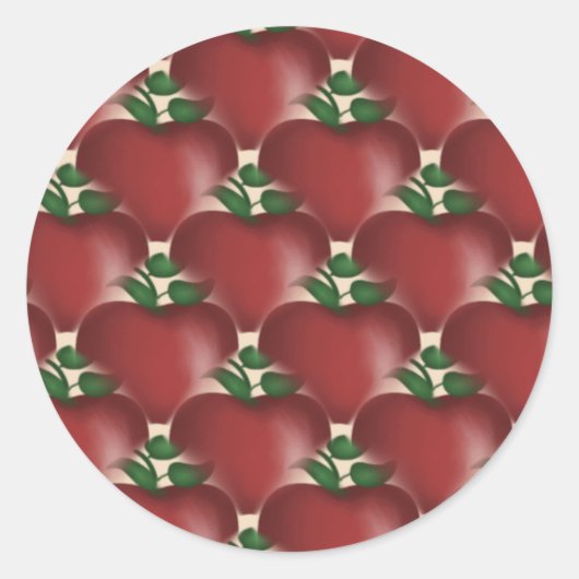 りんごシール ラウンドシール (正面)