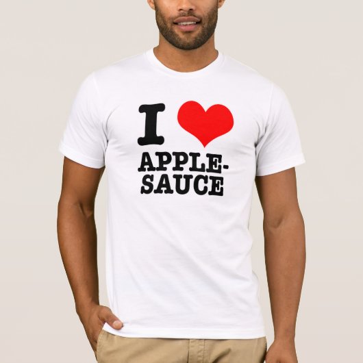 りんごソース大好き Tシャツ (正面)