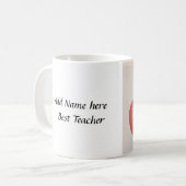 りんごデザインのCoffee or Tea マグカップ (正面左)