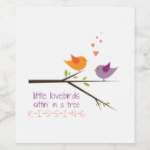 りんごバスケット ワインラベル (シングルラベル)