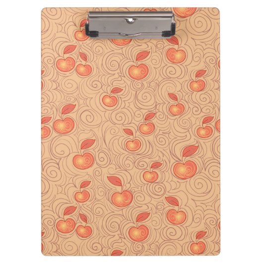 りんごパターン クリップボード (正面)