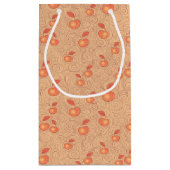 りんごパターン スモールペーパーバッグ (裏面)