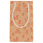 りんごパターン スモールペーパーバッグ (正面)