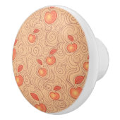 りんごパターン セラミックノブ (右)