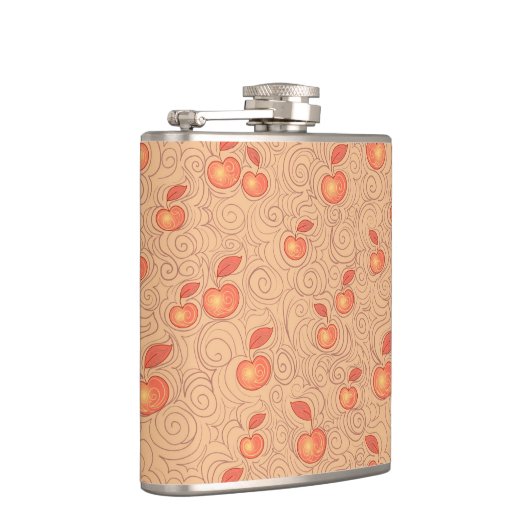 りんごパターン フラスク (右)