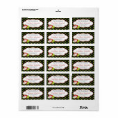 りんごパーソナライズされたを持った台所から ラベル (フルシート)