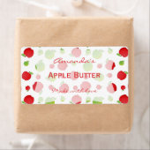 りんごパーソナライズされた缶詰表示 ラベル (インサイチュ)